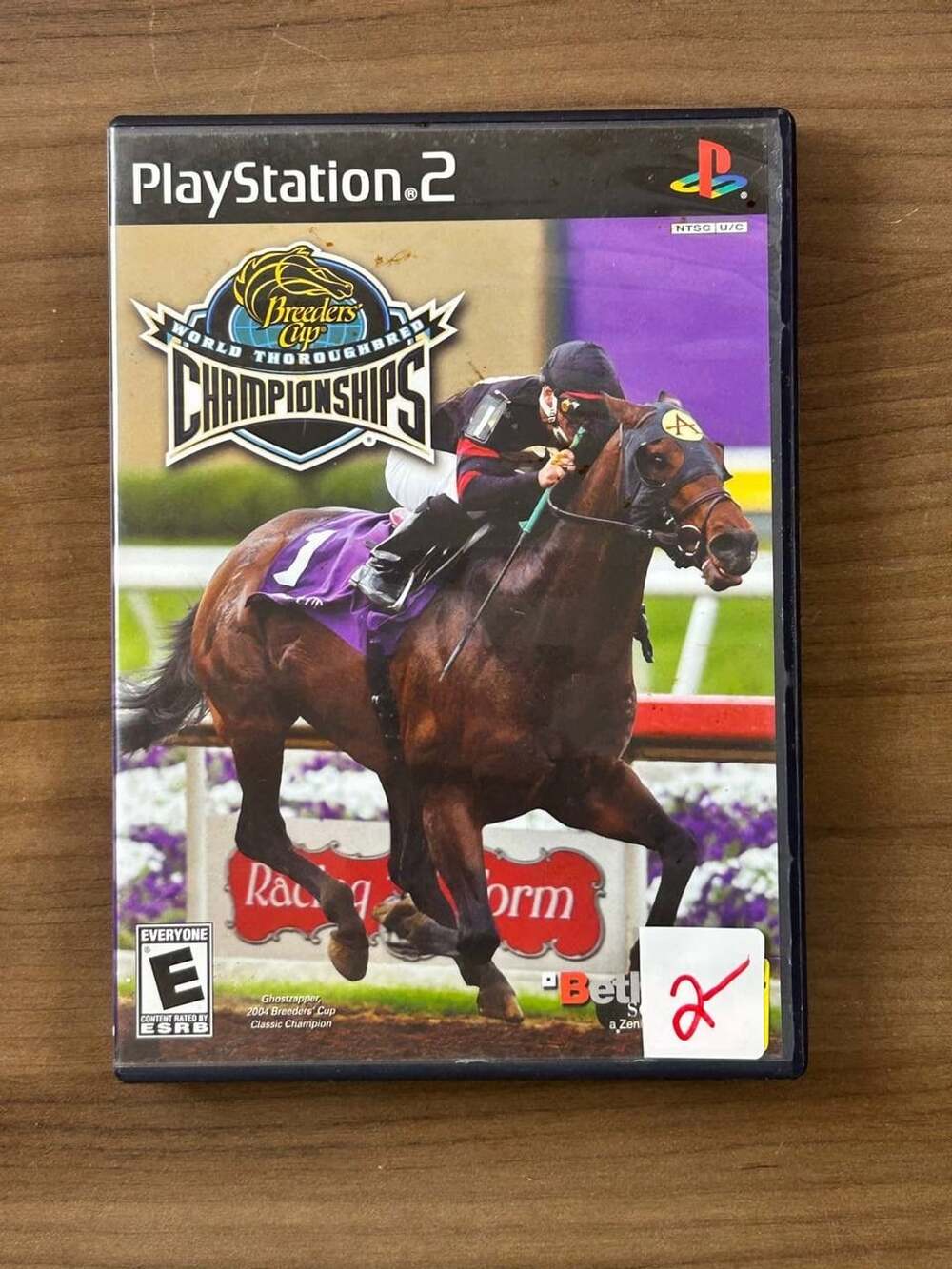 Breeders’ Cup World Thoroughbred Championships PS2 PlayStation 2 With Manual